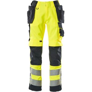 Mascot 15531-860 Broek met spijkerzakken Hi-Vis Geel/Donkermarine