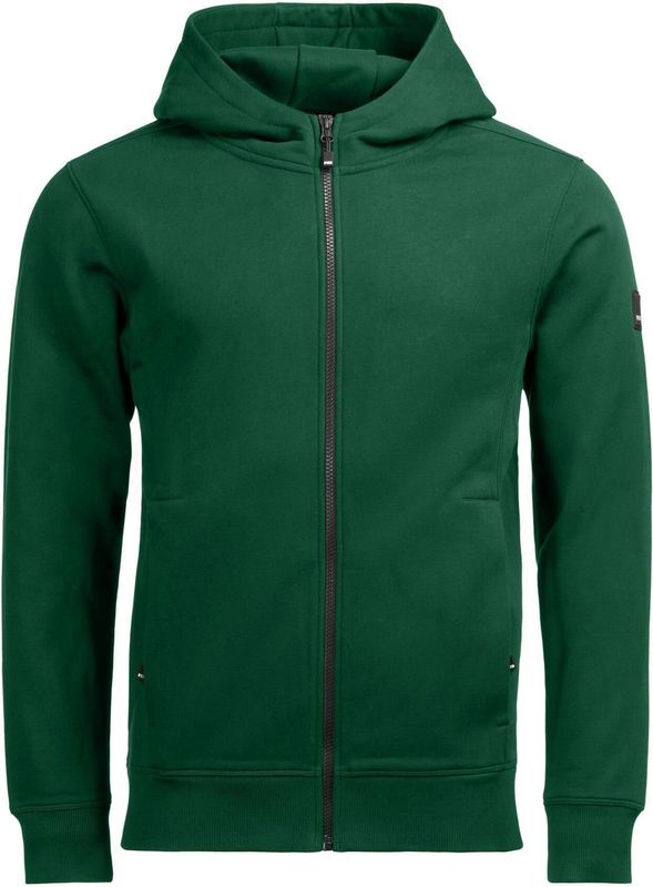 FHB Quentin Hoodie uniseks Groen maat XS