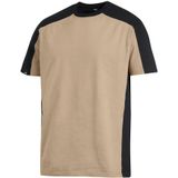 FHB Marc T-Shirt tweekleurig Beige-Zwart