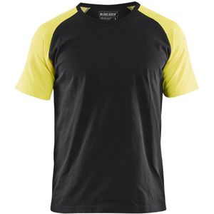 Blåkläder 3515-1030 T-shirt Zwart/Geel