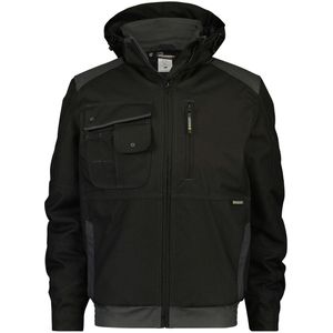 Dassy Austin Canvas winterjas Zwart/Antracietgrijs maat 2XL