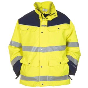 Hydrowear Feldkirchen Parka Geel/Marineblauw maat XL