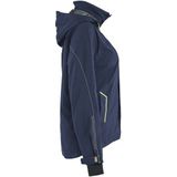 Blåkläder 4403-1917 Dames Shell Jack Stretch Donker marineblauw/High vis geel maat L
