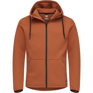 Cutter & Buck Pemberton Hood Fz Heren Roest Oranje maat L