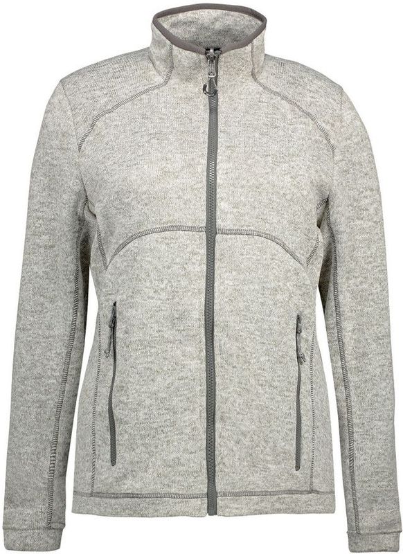 Pro Wear ID 0848 Ladies Zip'N'Mix Melange Fleece Grey Melange Size 2XL