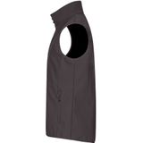 Clique Classic Softshell Vest Heren Donkergrijs