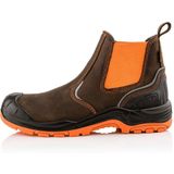 Buckbootz BVIZ3ORBR Buckz Viz Instapper Bruin/oranje