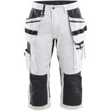 Blåkläder 1912-1310 Schilderspiraatbroek X1900 met stretch Wit/zwart maat C44