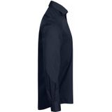 Clique - Stretch Shirt L/S 027960 - Dark Navy - Heren Overhemd