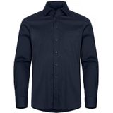 Clique - Stretch Shirt L/S 027960 - Dark Navy - Heren Overhemd