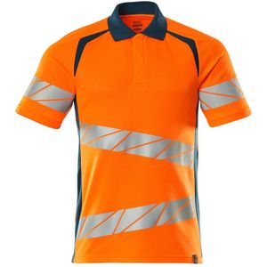 Mascot 19083-771 Poloshirt Hi-Vis Oranje/Donkerpetrol
