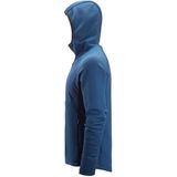Snickers 8405 Tussenlaag Hoodie met Rits Diepblauw/Diepblauw maat XS