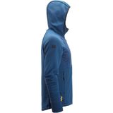 Snickers 8405 Tussenlaag Hoodie met Rits Diepblauw/Diepblauw maat XS