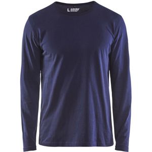Blåkläder 3500-1042 T-shirt lange mouw Marineblauw