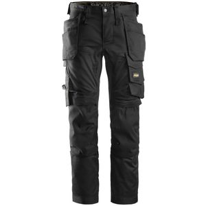 Snickers 6241 AllroundWork Stretch Werkbroek met Holsterzakken Zwart