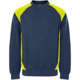 Fristads - Sweater 7148 GSM - Tweekleurig - Gerecycled Polyester en Katoen - UPF 40+ UV-bescherming
