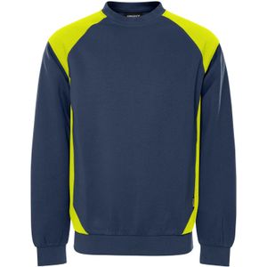 Fristads - Sweater 7148 GSM - Tweekleurig - Gerecycled Polyester en Katoen - UPF 40+ UV-bescherming