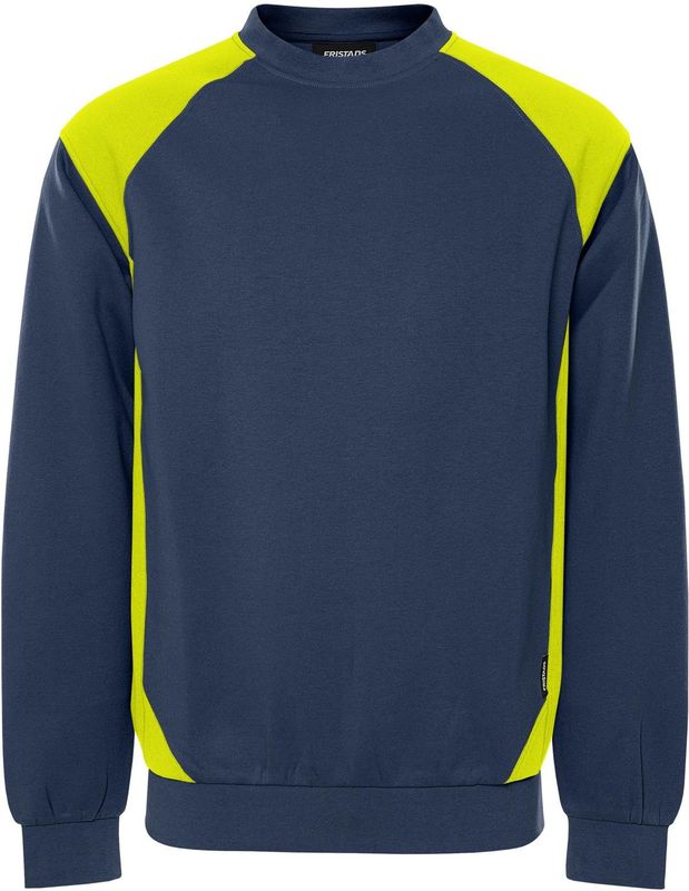 Fristads - Sweater 7148 GSM - Tweekleurig - Gerecycled Polyester en Katoen - UPF 40+ UV-bescherming