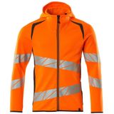 Mascot 19284-781 Capuchontrui met rits Hi-Vis Oranje/Donkerantraciet