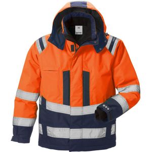 Fristads High vis Airtech® winterjack klasse 3 4035 GTT Hi-Vis oranje/marineblauw maat S