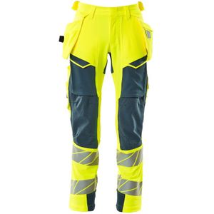 Mascot 19031-711 Broek met spijkerzakken Hi-Vis Geel/Donkerpetrol