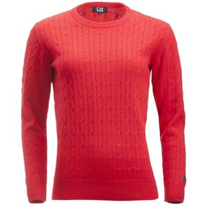Cutter & Buck Blakely Knitted Sweater Dames Rood