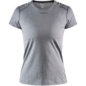 Craft Adv Essence Ss Slim Tee Dames Dark Grey Melange