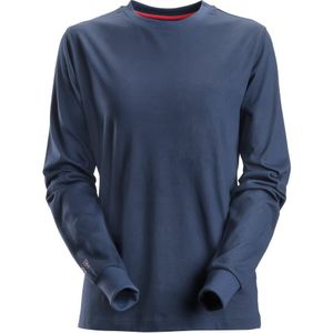 Snickers 2467 ProtecWork Dames T-shirt met lange mouw Marineblauw