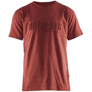 Blåkläder 3531-1042 T-shirt 3D Gebrand rood maat M