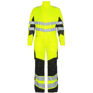 F. Engel 4545 Safety Light Boiler Suit Repreve Yellow/Black