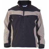 Hydrowear softshell Rome Zwart/Khaki maat XS