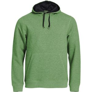 Clique Classic Hoody Groen Melange maat 2XL