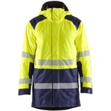 Blåkläder 4457-1987 Winterparka High Vis High Vis Geel/Marineblauw maat XS