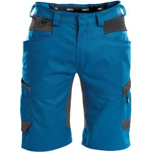 Dassy Axis Werkshort met stretch Azuurblauw/Antracietgrijs