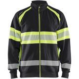 Blåkläder 3551-1158 High vis sweater Zwart/High Vis Geel