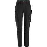 Snickers 6877 FlexiWork Full-Stretch Werkbroek zonder Kniezakken Zwart maat 040