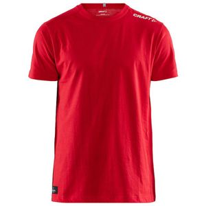 Craft Community Mix Ss Tee Heren Bright Red maat XXL