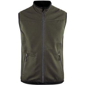 Blåkläder 3850-2516 Softshell Bodywarmer Groen/Zwart