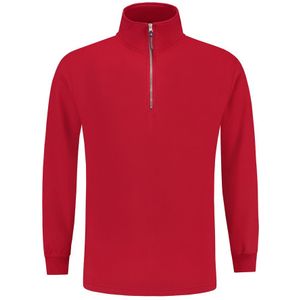 Tricorp 301010 Sweater Ritskraag Rood