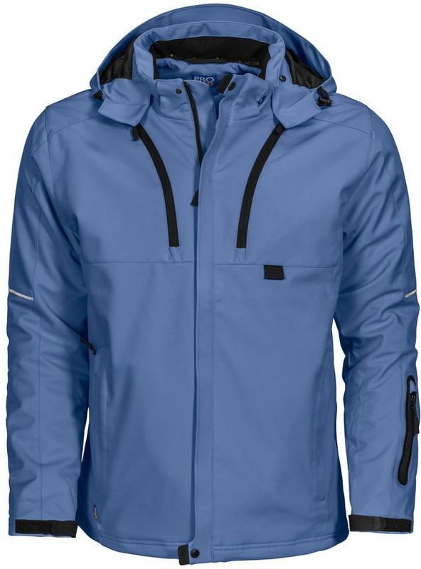 Projob 3407 Gevoerde Softshell Jas Hemelsblauw maat 4XL