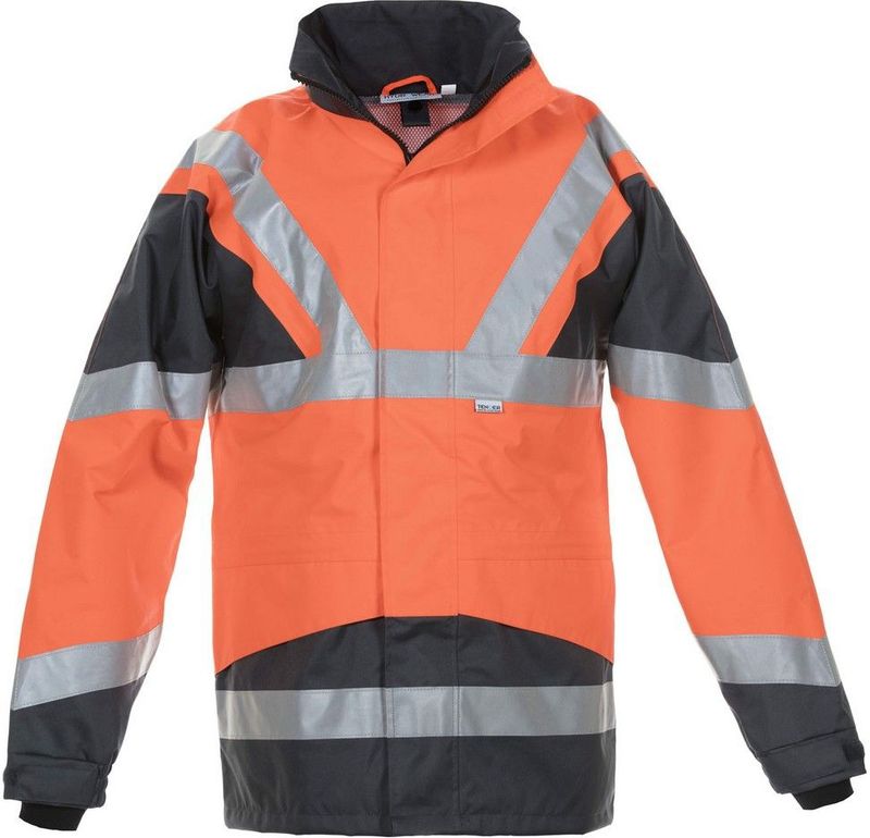 Hydrowear En20471 Parka Pluto Fluor Rood/Grijs maat S