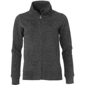 Clique Classic Cardigan Ladies Antraciet Melange