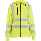 Blåkläder 3574-2538 Dames High Vis sweatshirt met afneembare capuchon High Vis Geel maat L