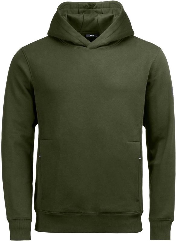 FHB Bennet Hoodie uniseks Olijf maat XS