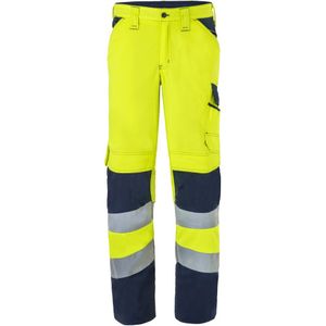 HAVEP 80228 Werkbroek High Visibility Fluo Geel/Donker Denim