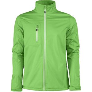 Printer Softshell Jacket Vert Heren Limoen maat XL