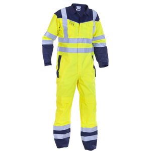 Hydrowear multinorm overal Marken Fluor Geel/Marine maat 46