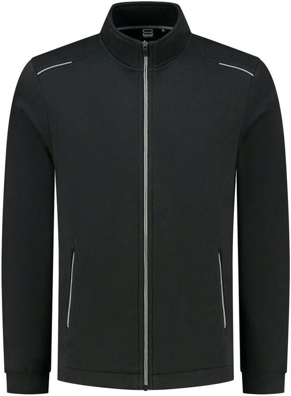 Tricorp 302702 Sweatvest Accent Zwart/Grijs maat XS