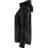 Blaklader 3542-2526 Dames Hoodie met hele rits - Zwart