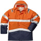 Fristads - 4624 RS - Regenjack - Hi-Vis Oranje/Marineblauw - Polyester